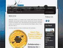 Tablet Screenshot of collaborative-ventures.com